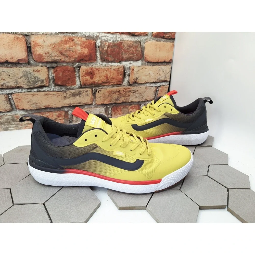 Men Sz 8 Vans UltraRange EXO MTE Sulphur Yellow Red Bruce Lee Rare White Black